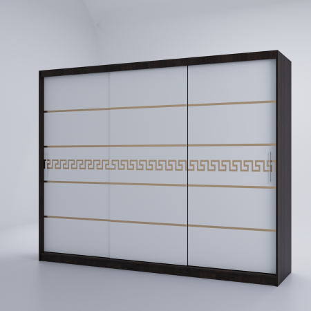 Dulap Kenzo Gold Wenge&Alb 230*200 [2]