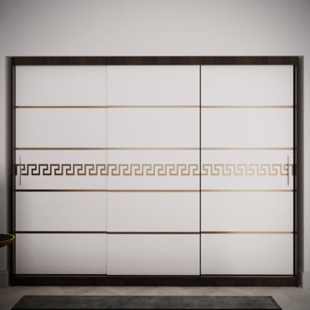 DRESSING/DULAP - Dulap Kenzo Gold Wenge&Alb 230*200