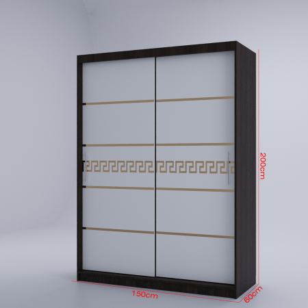 Dulap Kenzo Gold Wenge&Alb [4]