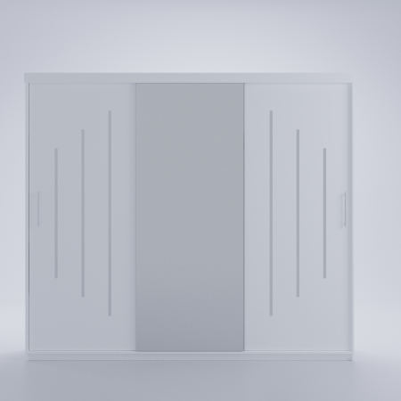 Dulap Kenzo Space 230*200 Cu Oglinda Alb [3]