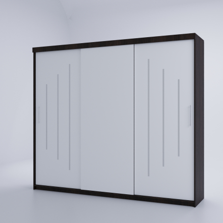 Dulap Kenzo Space 230*200 Wenge&Alb [2]