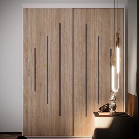 DRESSING/DULAP - Dulap Kenzo Space Alb&Sonoma