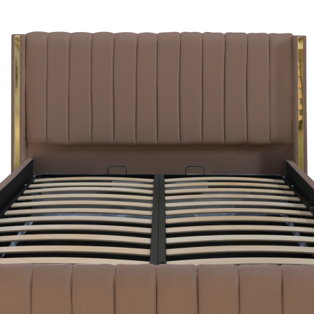 Pat Cairo New Bandă Aurie 140x200 cu Somieră Rabatabilă [2]