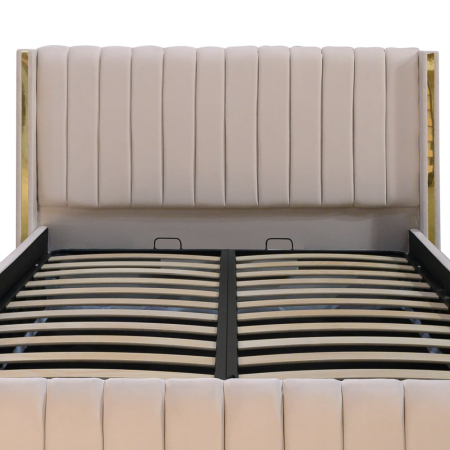 Pat Cairo New Bandă Aurie 180x200 cu Somieră Rabatabilă [2]