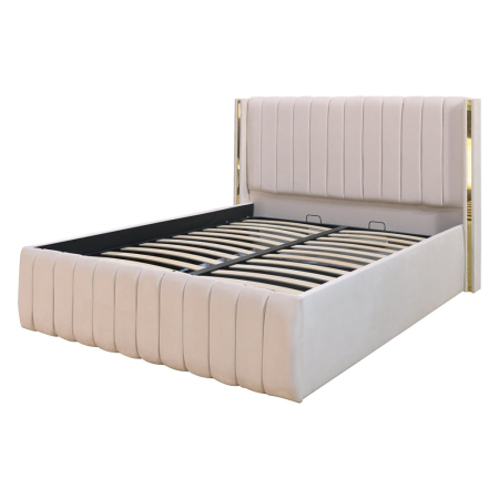 Pat Cairo New Bandă Aurie 180x200 cu Somieră Rabatabilă [4]