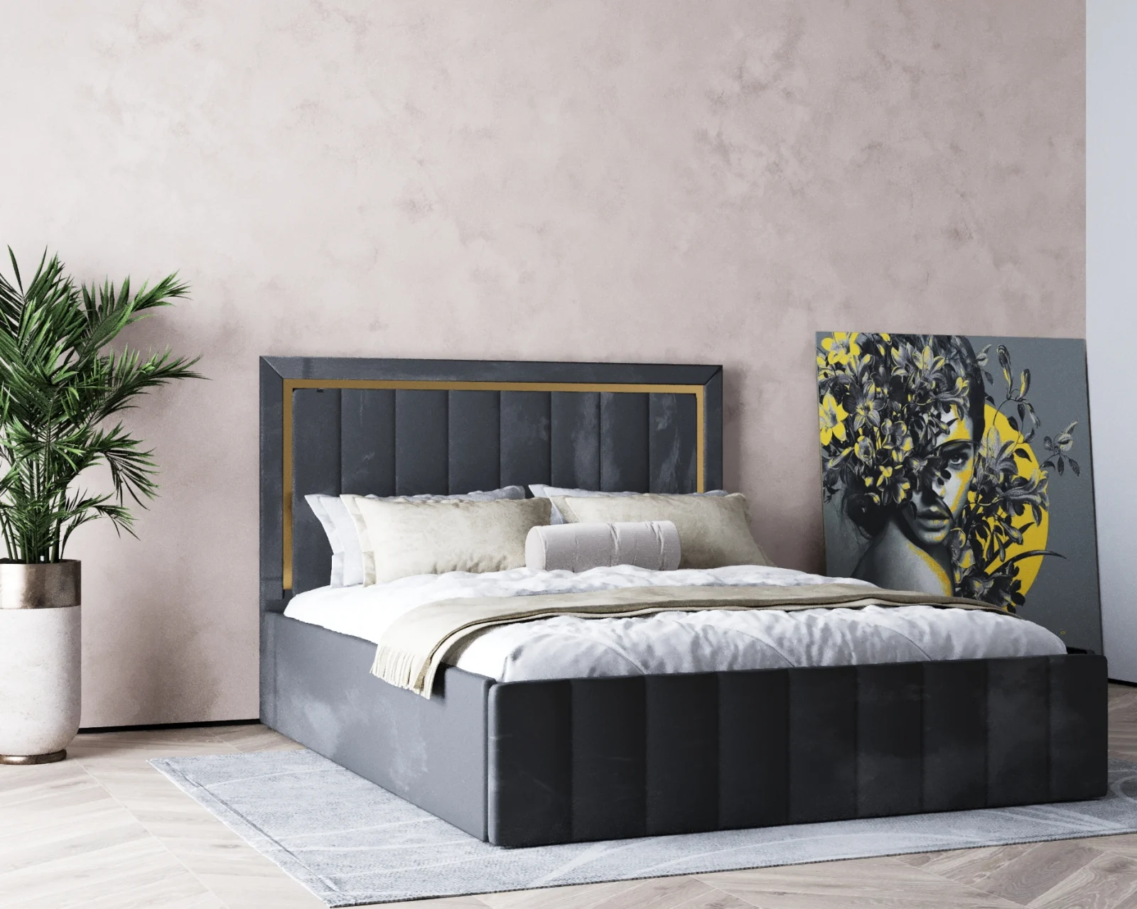 Pat Elegance Tapitat Gri [3]