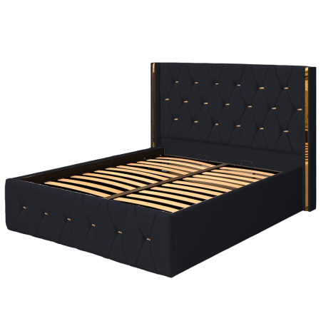 Pat Maldive New Negru cu Somieră Rabatabilă [3]