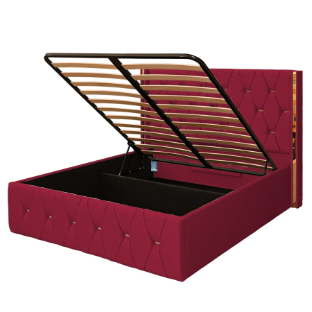 Pat Maldive New Roșu cu Somieră Rabatabilă [3]