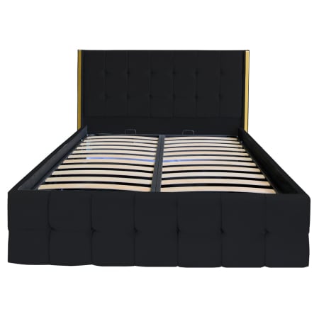 PATURI TAPITATE CU SOMIERA RABATABILA - Pat Regal New 180x200 Cu Somieră Rabatabilă