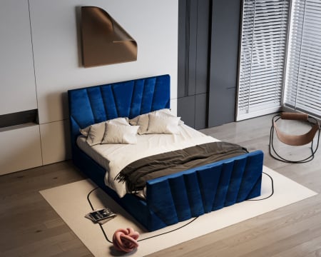 PATURI TAPITATE - Pat Tony Tapițat Albastru