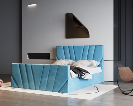 PATURI TAPITATE - Pat Tony Tapițat Turcoaz