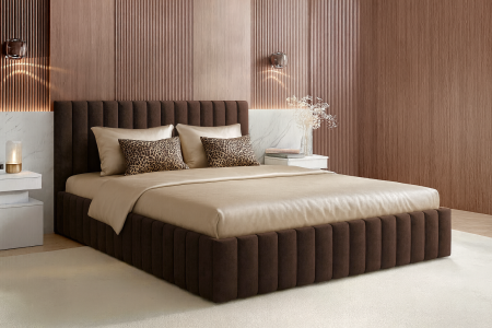 VELVET - Pat Velvet Tapițat Premium 140x200