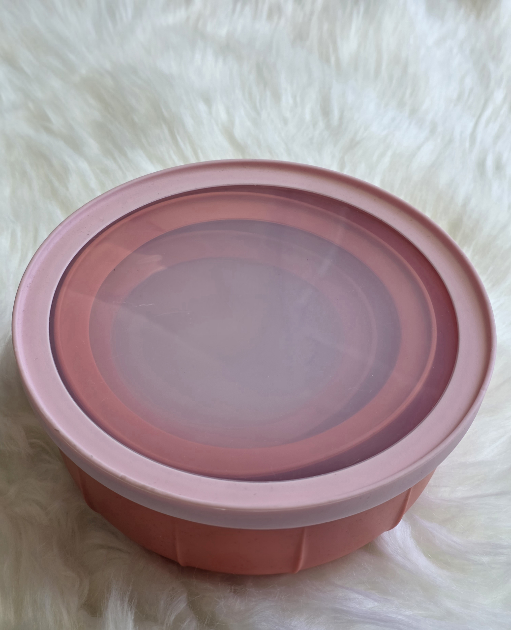 Set 3 boluri pentru alimente cu capac – roz [2]