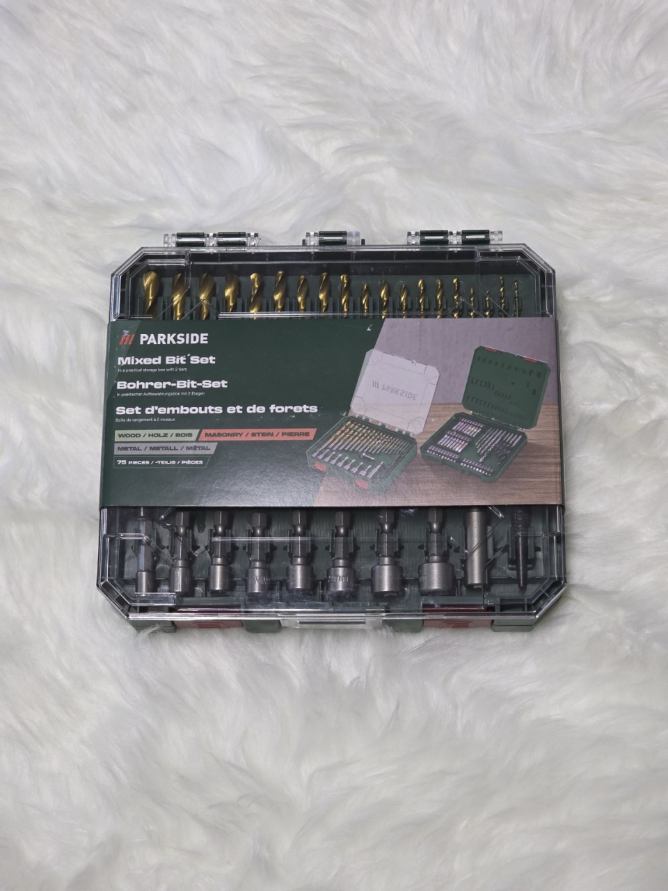 Set PARKSIDE 75 piese – burghie și biți pentru lemn, metal și piatră [2]