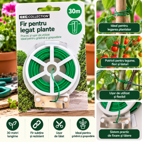 CASĂ& GOSPODĂRIE - Fir pentru legat plante și grădinărit – 30 m