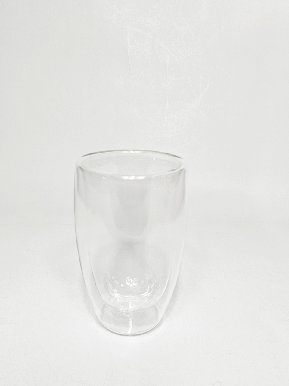 Pahar dublu transparent 450 ml, sticlă termorezistentă [3]