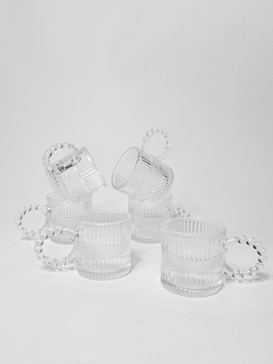 Set pahare din sticlă borosilicată transparentă, 6 piese [2]