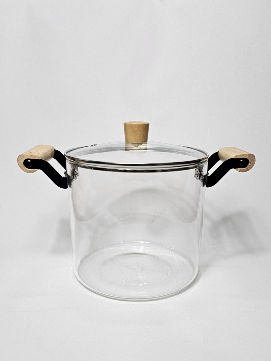 Oala transparentă, sticla borosiliconată 5,5 l [3]