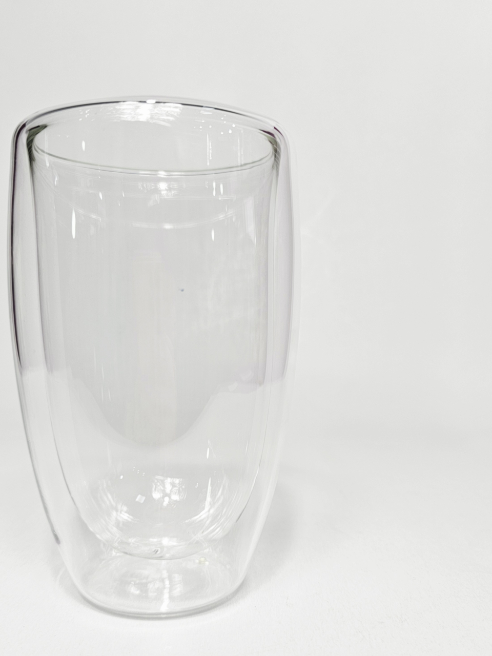 Pahar dublu transparent 450 ml, sticlă termorezistentă [2]