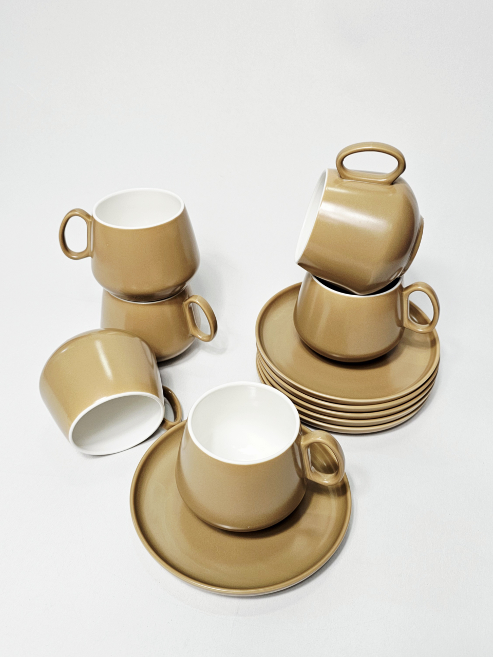 Set 12 piese cești și farfurioare cappuccino [1]