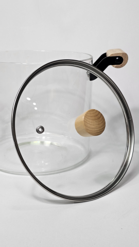 Oala transparentă, sticla borosiliconată 5,5 l [3]