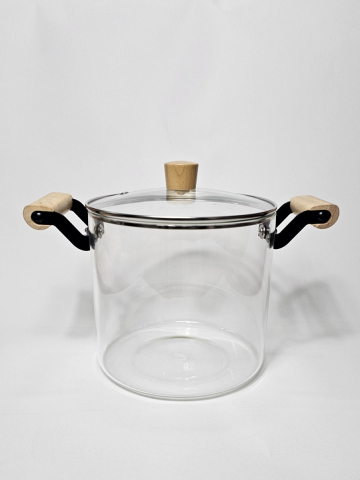 Oala transparentă, sticla borosiliconată 5,5 l [2]