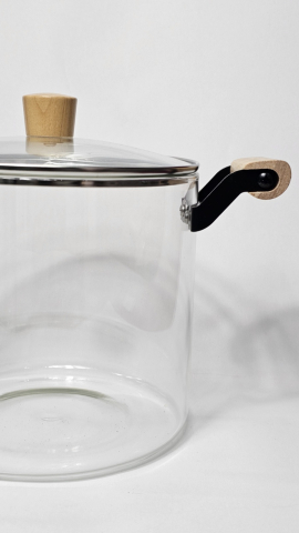 Bucatarie și Servire - Oala transparentă, sticla borosiliconată 5,5 l