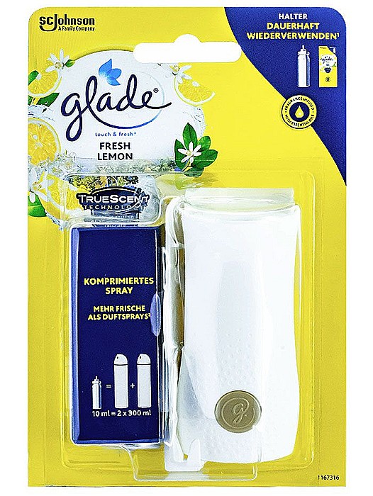 GLADE Aparat Odorizant+Rezerva Fresh Lemon 10 ml [1]