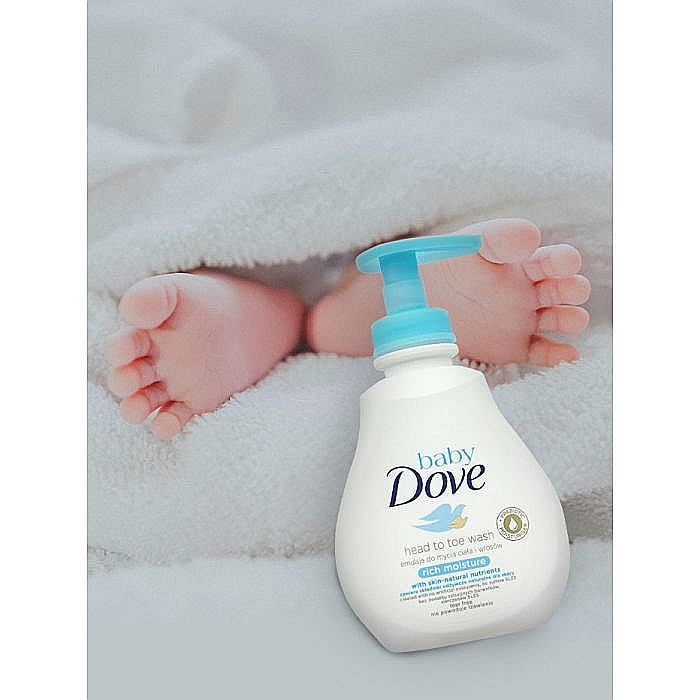 DOVE Baby Sampon & Gel de Dus cu Pompa Senstive Skin Care 400 ml [3]