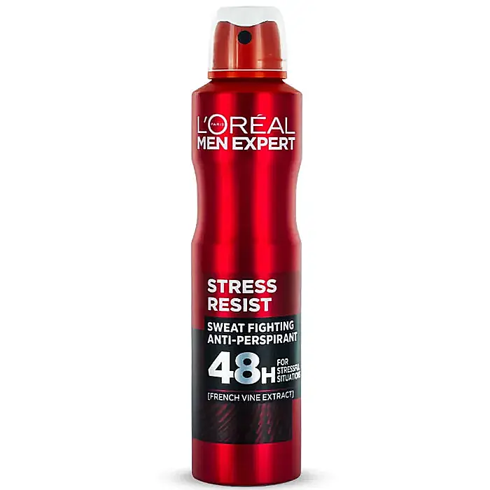 LOREAL Men Expert Spray Deodorant Barbati STRESS RESIST 48H XL 250 ml [1]