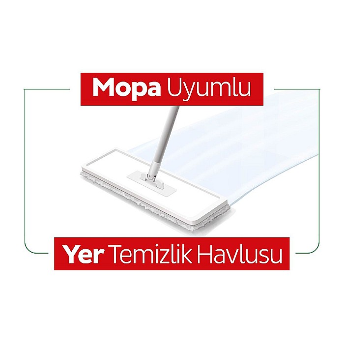 SLEEPY Lavete Umede pt Pardoseli cu Bicarbonat, Otet Alb, Eucalipt – Bleach Additive, 50 Buc [2]