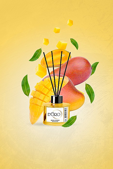 Gamma D'ORO Odorizant Camera cu Betisoare MANGO 120 ml [2]