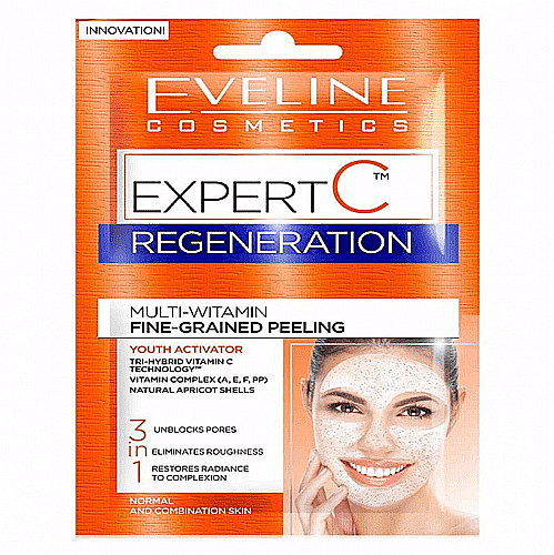 EVELINE COSMETICS Masca de Fata Regeneration 3in1 Expert C 2 x 5 ml [1]