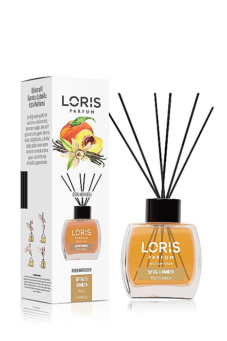 LORIS Odorizant Camera cu Betisoare VANILIE & PIERSICA 120 ml [1]
