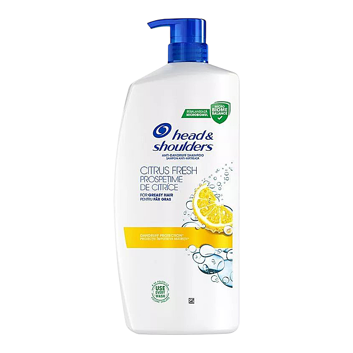 HEAD & SHOULDERS Sampon Anti Matreata - Par Îngrășat Citrus Fresh cu Pompa XL 800 ml [1]