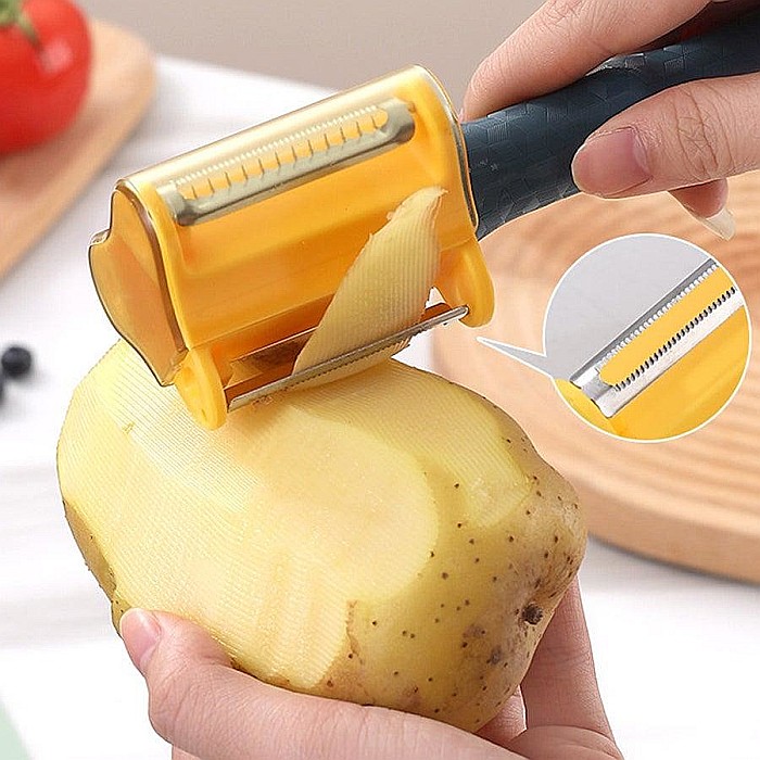COLANDER Curatator Manual pt Fructe si Legume 3in1 Divrse Culori [4]