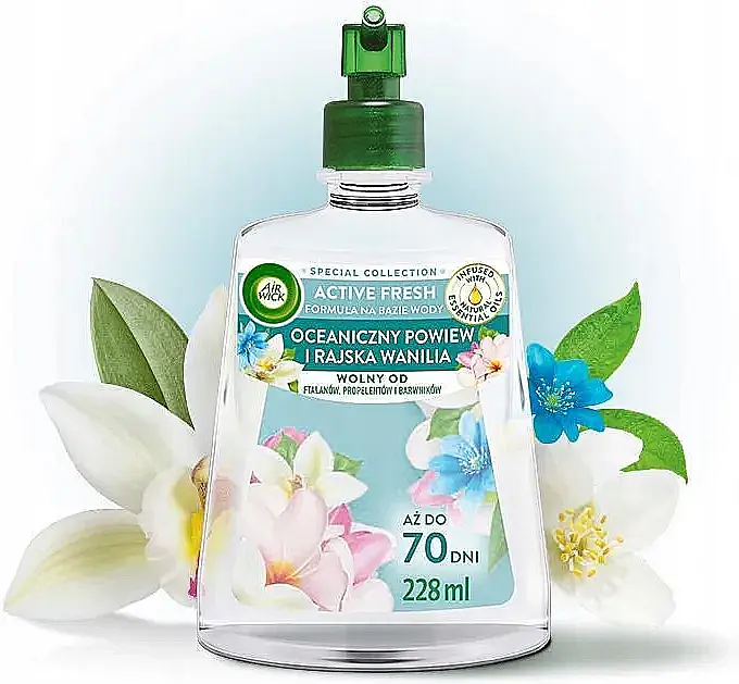 AIRWICK Aparat Odorizant Camera+Rezerva Fara Aerosoli Spring Breeze & Paradise Island 228 ml [2]
