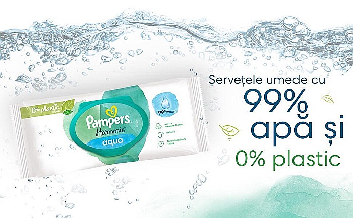 PAMPERS Servetele Umede cu Capac Aqua Harmonie 48 buc [2]