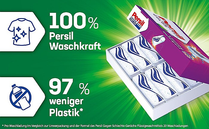 PERSIL Power Bars Detergent Tablete Predozate Color 75 buc [2]