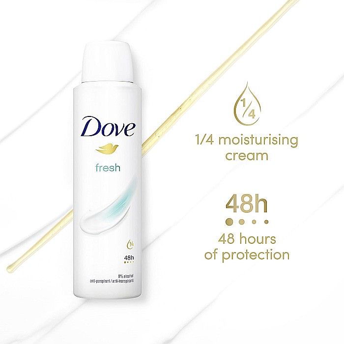 DOVE Antiperspirant Spray FRESH 200 ml [2]