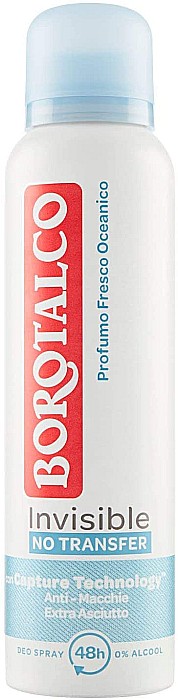 BOROTALCO Deodorant Spray INVISIBLE FRESH 150 ml [1]