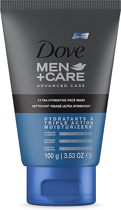 DOVE MEN+CARE Gel Curatare Fata Extra Hydrating 100 g [1]