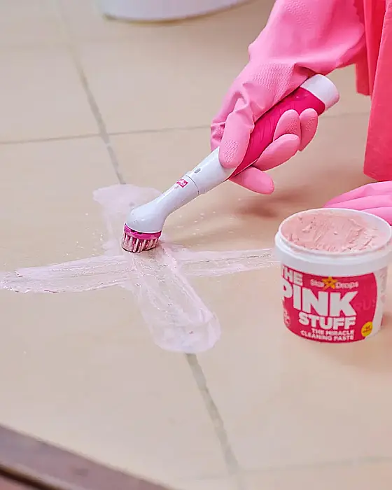 THE PINK STUFF Pachet Curatare (2x Pasta Universala de Curatare 500g, Perie de Curatare Electrica cu 4 Capete) [5]