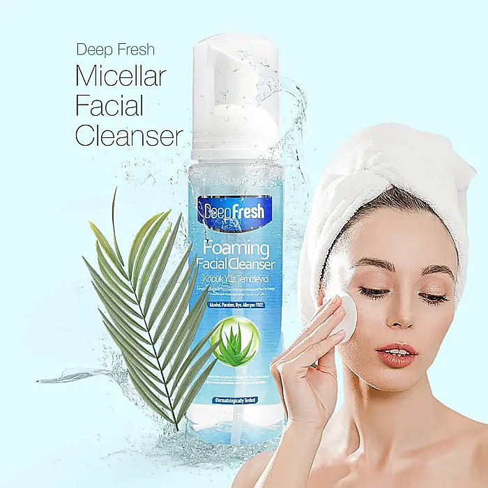 DEEP FRESH Spuma pt Curatare Fata cu Aloe Vera 200 ml [2]