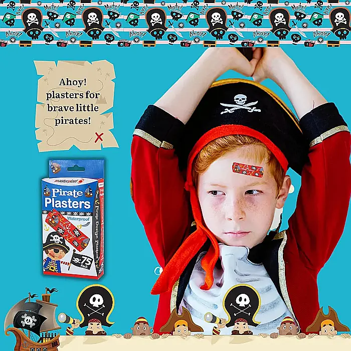 MASTER PLAST Plasturi pt Copii Pirate 75 buc [2]