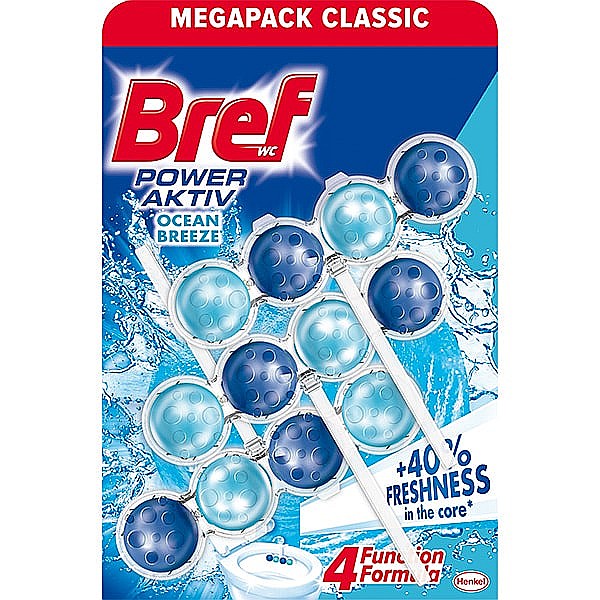 BREF Classic Power Aktiv Odorizant Toaleta Ocean 3 x 50 g [1]