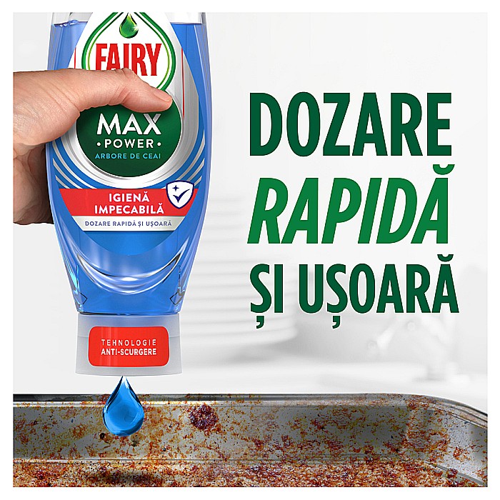 FAIRY Max Power Detergent de Vase Arbore de Ceai 650 ml [2]