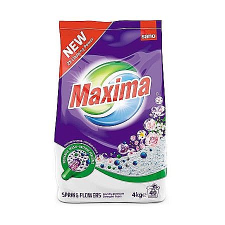 SANO Maxima Detergent Pudra Spring Flowers 4 kg (40 spalari) [1]