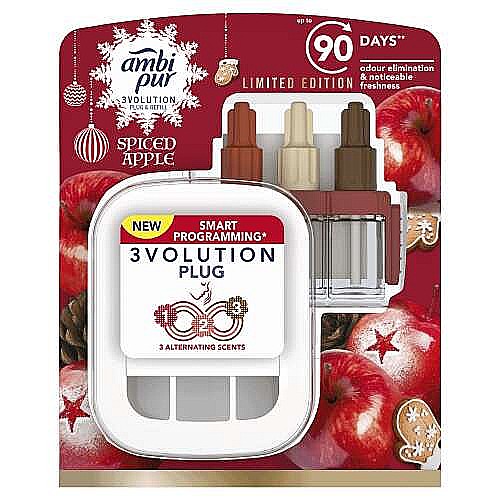 AMBI PUR Aparat Odorizant Camera Priza+Rezerva 3Volution Spiced Apple 20 ml [1]
