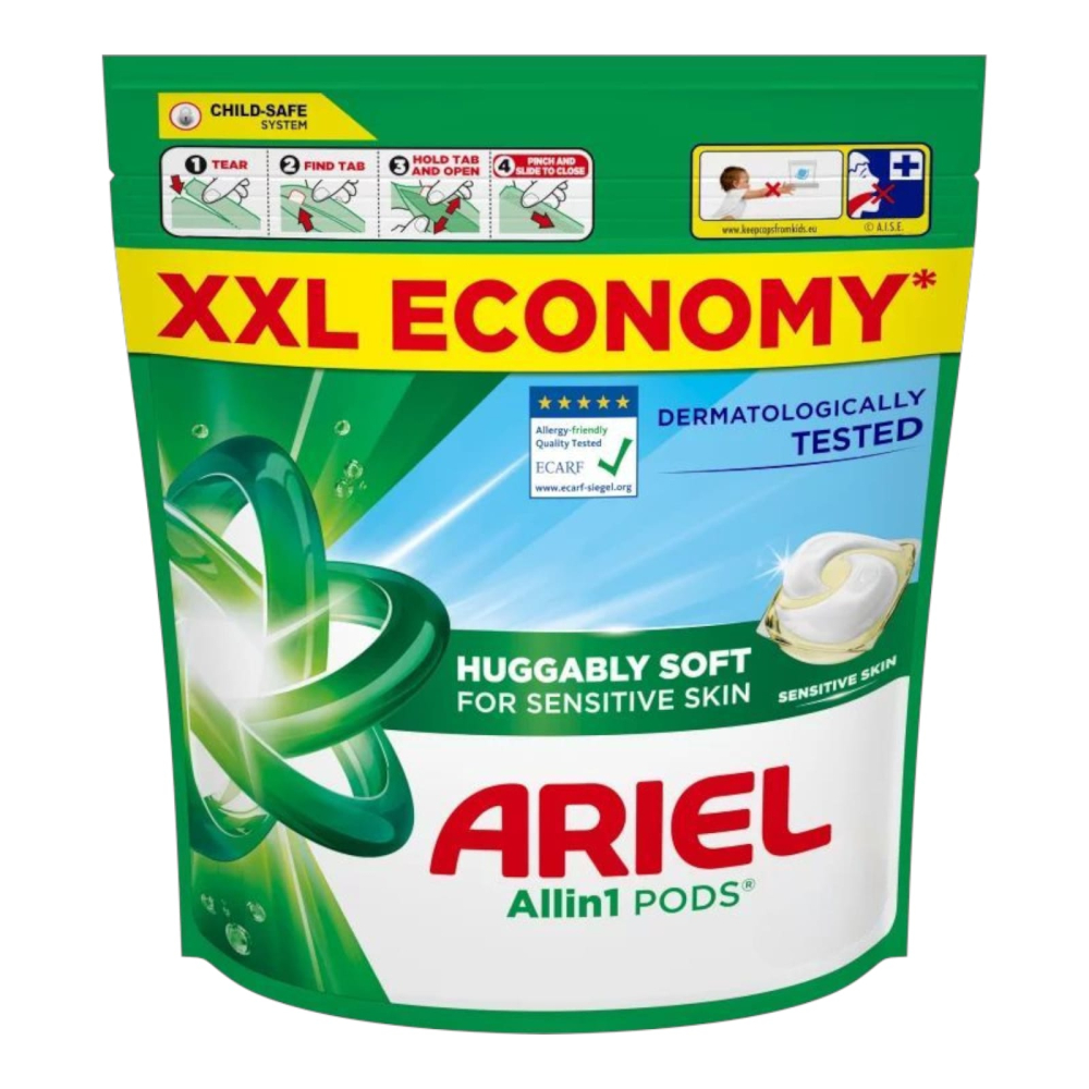 ARIEL Detergent Capsule Allin1 SENSITIVE SKIN 50 buc [1]